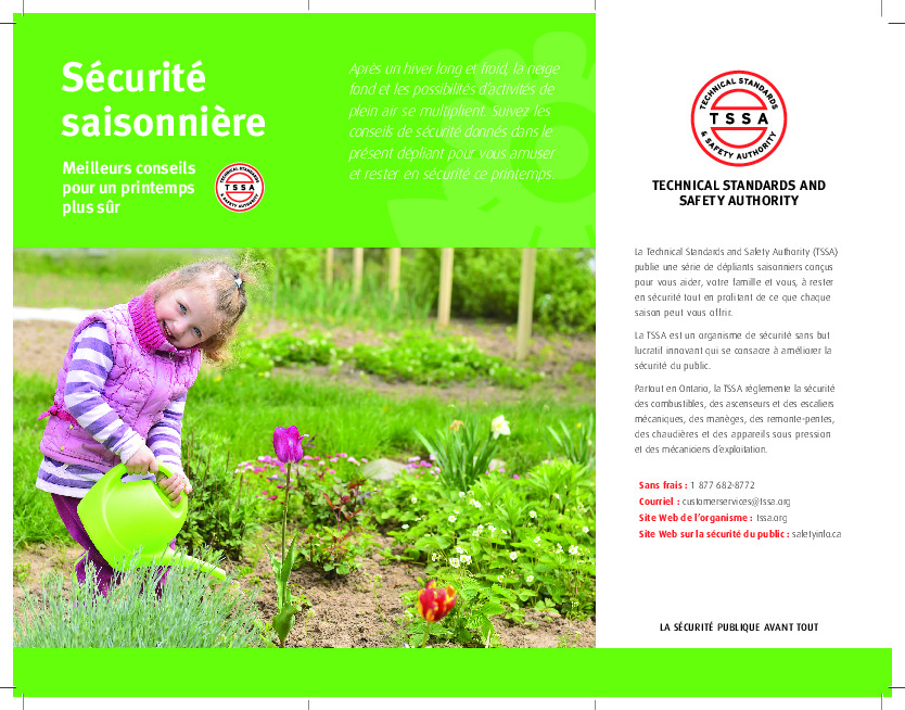 Spring Safety Brochure