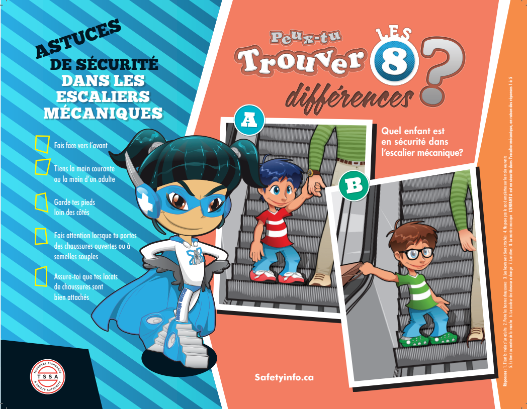 ASTUCES DE SÉCURITÉ DANS LES ESCALIERS MÉCANIQUES